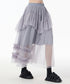 Layered Sheer Mesh Skirt