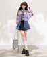 Mosaic Veil Toggle Blouse