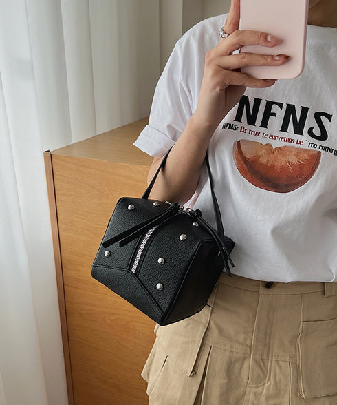 Stud Mini Box Bag