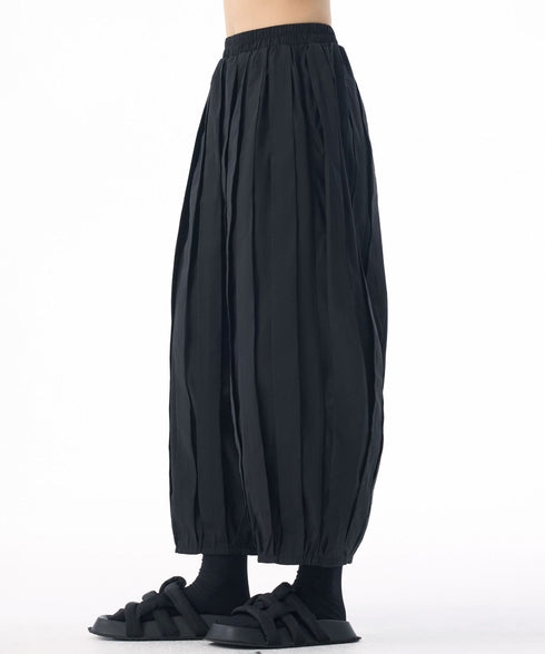 Pleated Volume Balloon Pants