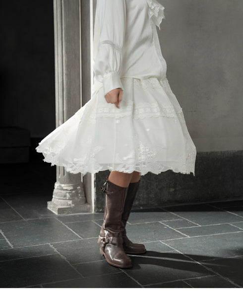 Aviary Embroidered Skirt