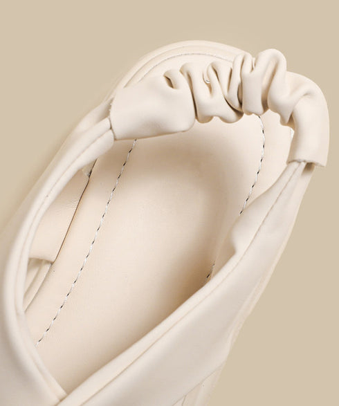 Twist Loop Platform Sandal