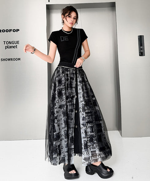 Veil Mark Skirt