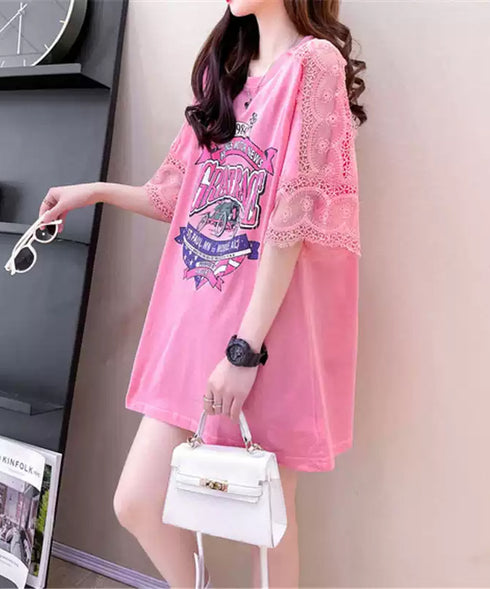 Greatrace Lace Graphic T-shirt