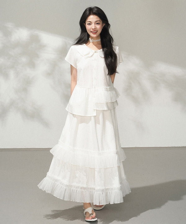 Lunaria Ruffle Skirt