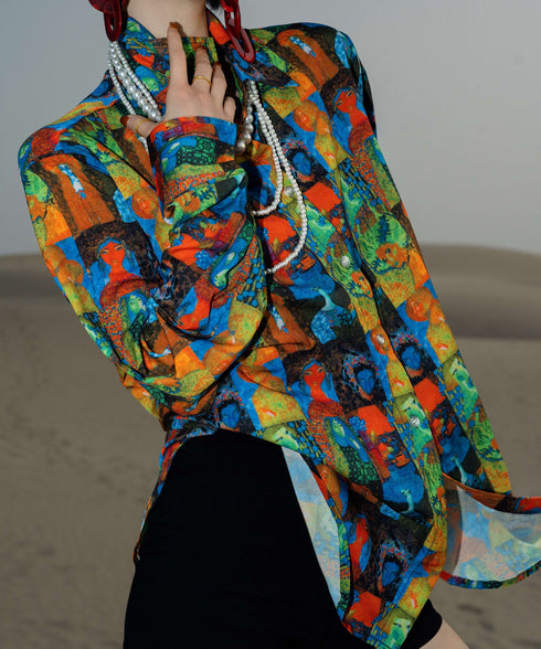Art Pattern Blouse
