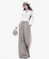 Drape Belt Wide Slacks