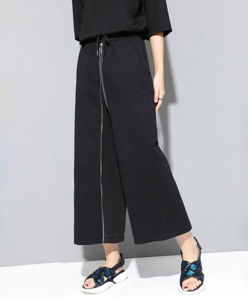 Center Zip Wide Pants