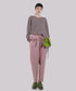 Ribbon Cuff Stripe Top