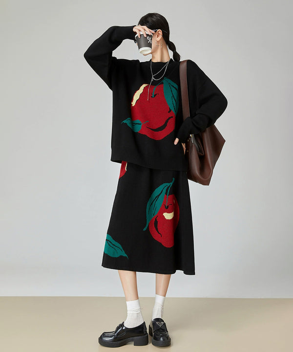 Apple Jacquard Knit Series