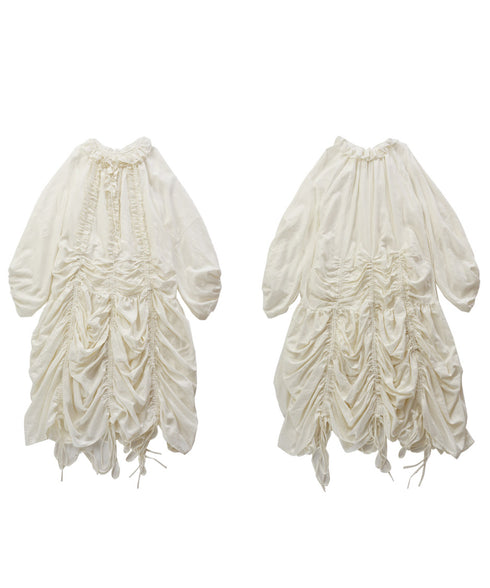 Draw Shirring Dress