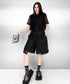 Mesh Layer Blouse & Shorts Co-ord