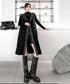 Hood Frame Long Vest
