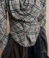 Drape Checked Button Top