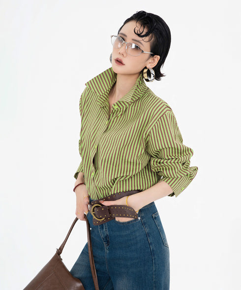 Stripe Oversized Shirt