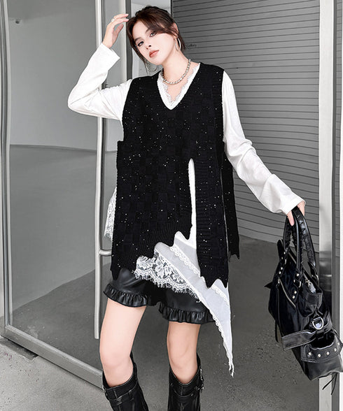 Meridelle Split Vest