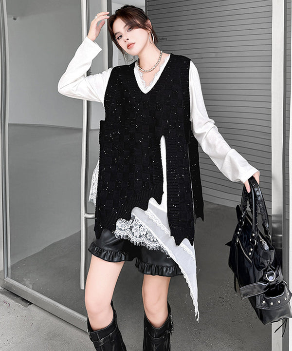 Meridelle Split Vest