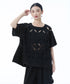 Cutout Cross Motif Top