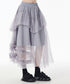 Layered Sheer Mesh Skirt
