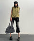 Grid Zip Vest