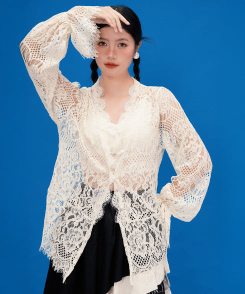 Brush Stroke Oversized Shirt