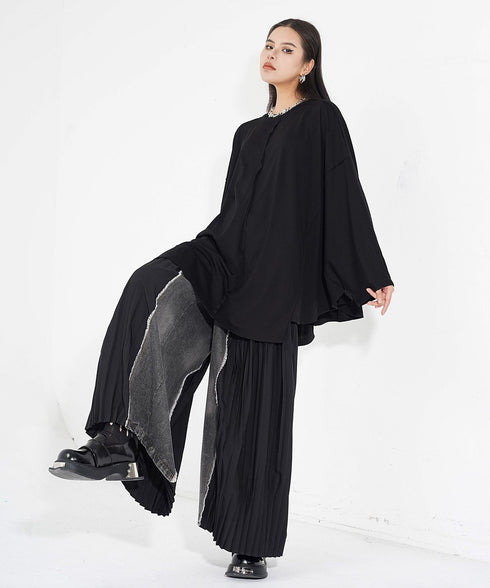 Panel Pleat Pants