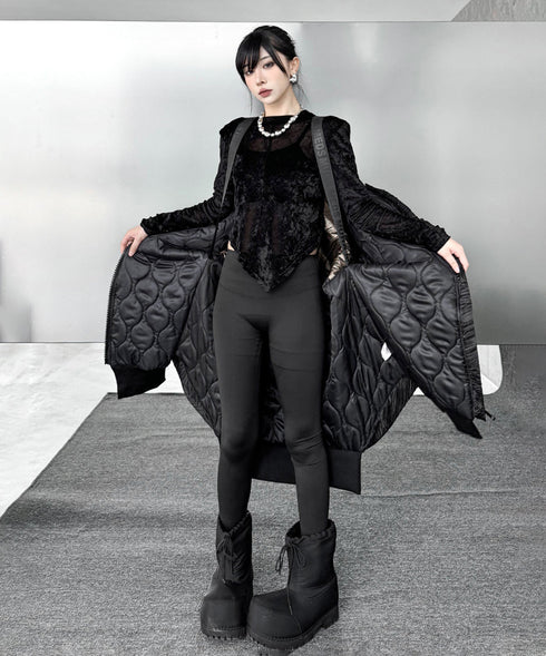 Textured Quilted Blouson