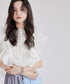 Floral Ruffle Lace Blouse