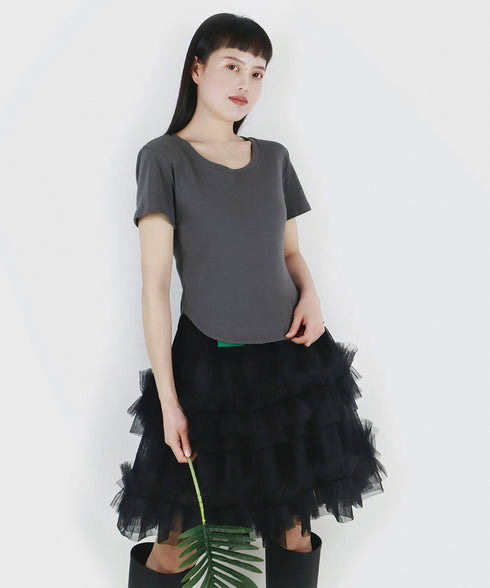 Cascade Ruffle Skirt