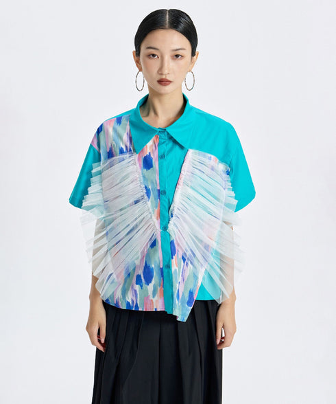 Prism Pleat Blouse