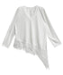 Mirevane Angled Hem Top