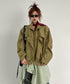 Fold Crest Zip Jacket