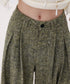 Tweed Tuck Wide Slacks