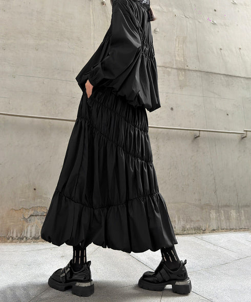 Bicolor Zip Top & Skirt Co-ord