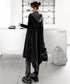 Hood Frame Long Vest