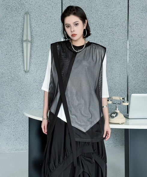 Mesh Layered Vest