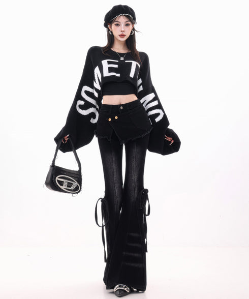 Bicolor Zip Top & Skirt Co-ord