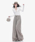 Drape Belt Wide Slacks