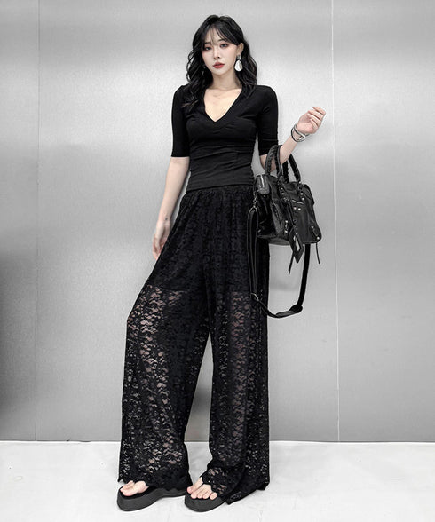 Lace Drift Pants