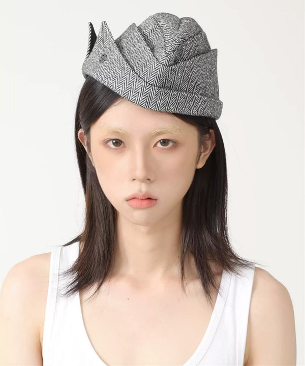 Herringbone Fold Cap