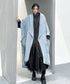 Washed Long Denim Coat