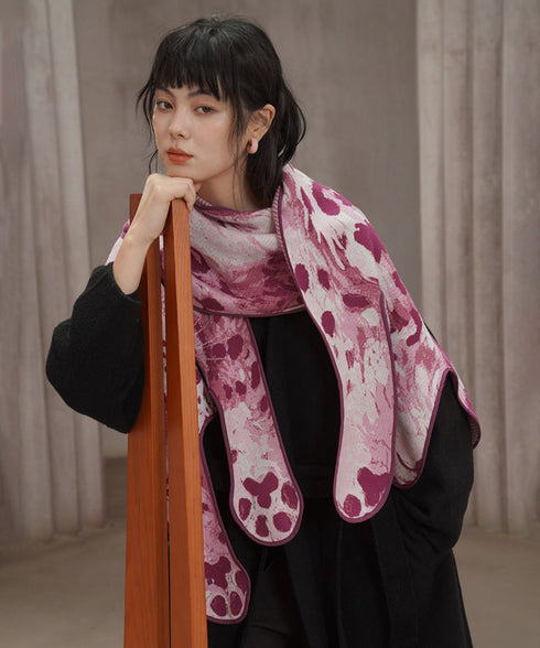 Leopard Art Knit Stole