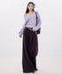Fluid Pleat Wide Pants