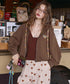 Mocha Crop Hoodie