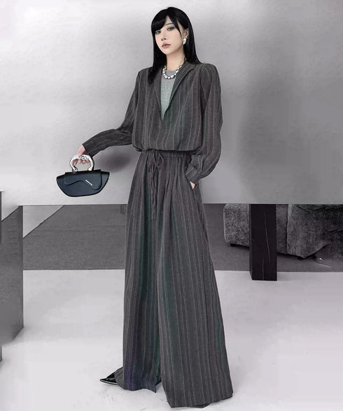 Bicolor Zip Top & Skirt Co-ord