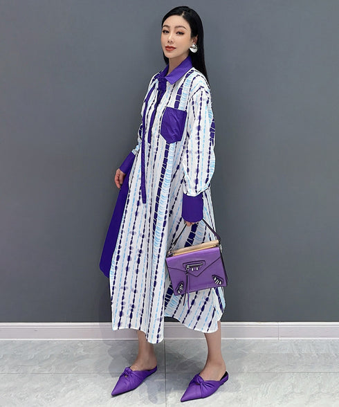 Colorful Graphic Polo Top