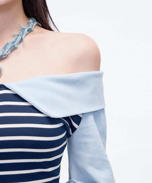 Bicolor Zip Top & Skirt Co-ord