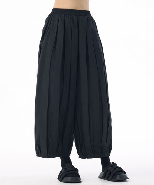 Pleated Volume Balloon Pants