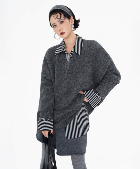 Stripe Oversized Shirt