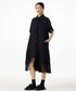 Mesh Panel Flow Dress